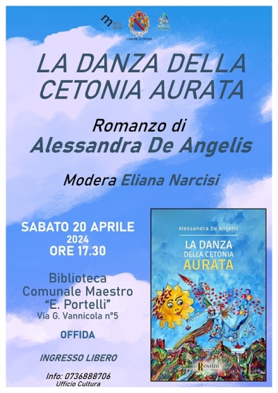 Offida, Alessandra De Angelis presenta il suo secondo libro alla Biblioteca 