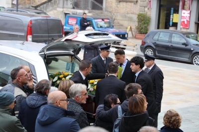 San Benedetto da l'addio a Massimiliano Galletti morto in Ucraina