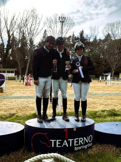 Ascoli Piceno - Edoardo Celani sul gradino più alto del podio: motivo d'orgoglio per il Centro Ippico Piceno