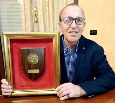 Ascoli Piceno - Quadro del gemellaggio con Massy trovato a Roma, Marco Fabiani: 