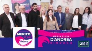 Presentata ufficialmente la lista MERITO DI PIU', Maria Elisa D'Andrea candidata Sindaca per San Benedetto del Tronto