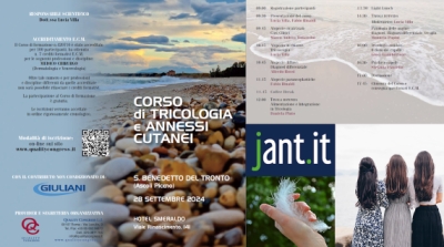 A San Benedetto del Tronto un Corso di Tricologia e Annessi Cutanei