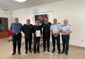 Il Luogotenente Paolo TALEVI si congeda dopo quasi trentotto anni di servizio. Il saluto dell&rsquo;Arma