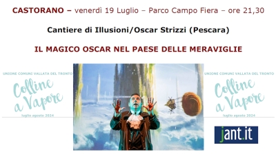 Arriva a Castorano IL MAGICO OSCAR NEL PAESE DELLE MERAVIGLIE