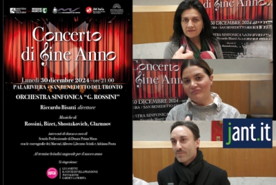 Concerto di Fine Anno, 30 dicembre ore 21:00, al Palariviera di San Benedetto del Tronto