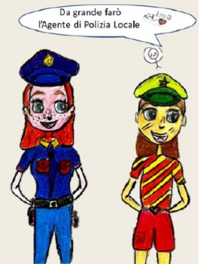 L’agente di Polizia locale che vorrei accanto”, 3° posto alla 5 D del “Leopardi”