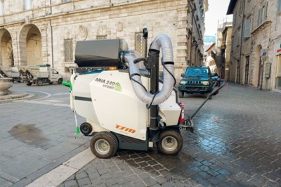 Aspiratori stradali elettrici per la pulizia urbana, il nuovo servizio ad Ascoli