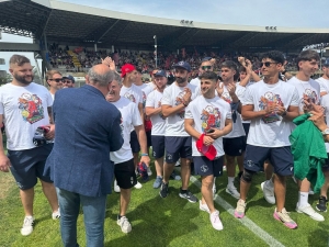 L'ultima della regular season del girone F di serie D ha visto la grande festa del Riviera delle Palme ancora con 10mila spettatori