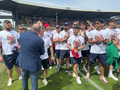 L'ultima della regular season del girone F di serie D ha visto la grande festa del Riviera delle Palme ancora con 10mila spettatori