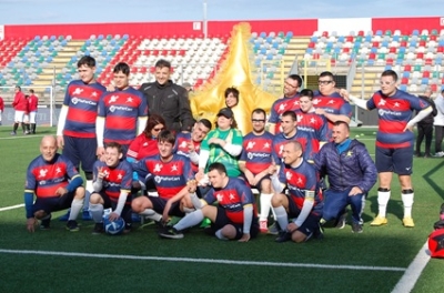 Calcio paralimpico, al Bonolis di Teramo una vittoria ed una sconfitta per la Stella del Mare San Benedetto