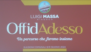 Luigi Massa, ad Offida, ufficializza la sua candidatura per le amministrative 2024