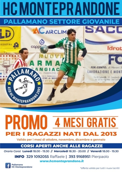 HC Monteprandone, promo per i nuovi iscritti