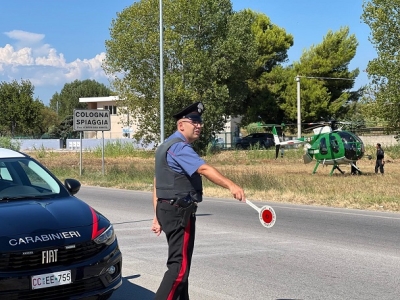 Carabinieri di Teramo: “Estate Sicura”, ancora l’elicottero per il controllo del litorale