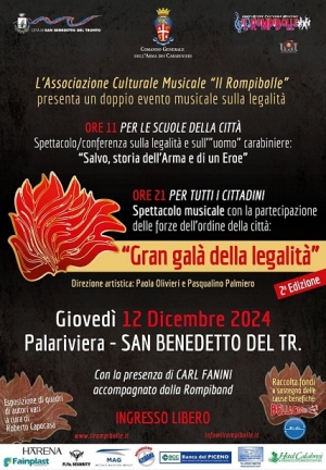 Spettacolo &ldquo;Gran Gal&agrave; della legalit&agrave;&rdquo; &ndash; 2^ edizione