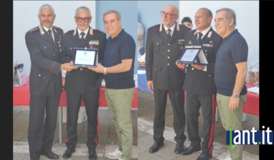 Cerimonia di pensionamento per gli Appuntati Scelti Marinelli e Piccinno
