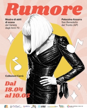 Gioved&igrave; 16 aprile presentazione della mostra "Rumore" - esposizione degli abiti di scena indossati da Raffaella Carr&agrave;