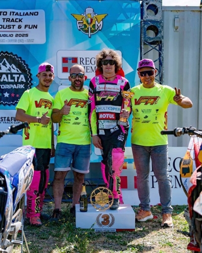 PRIMA GARA DI BOVES: BOSSETTI (VFR RACING) SECONDO PER LA CLASSIFICA TRICOLORE