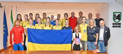 SPORT, LA NAZIONALE FEMMINILE DI VOLLEY UNDER 16 UCRAINA RICEVUTA IN REGIONE