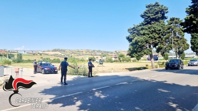 Carabinieri di Teramo “estate sicura”, controlli anche dall’alto con l’elicottero dell’Arma