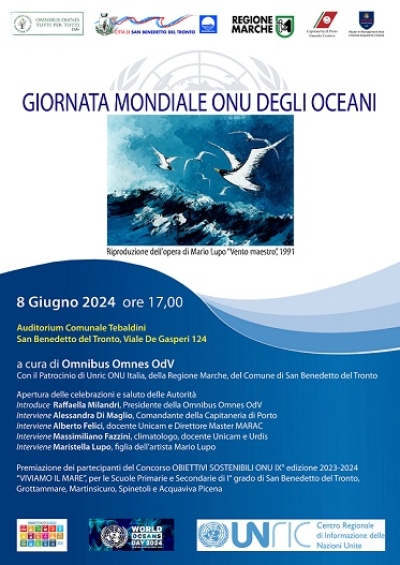 Giornata Mondiale degli Oceani a San Benedetto del Tronto, grande evento con oltre duecento ragazzi