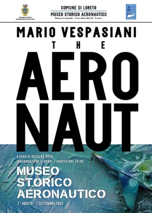 Mario Vespasiani presenta THE AERONAUT al Museo Storico Aeronautico di Loreto
