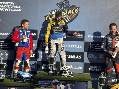 SAMMY HALBERT ED IL VFR RACING CAMPIONI DEL MONDO FLAT-TRACK