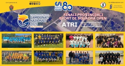 Il CSI Teramo assegna gli scudetti 2024/2025, otto squadre in campo per la disputa delle finali