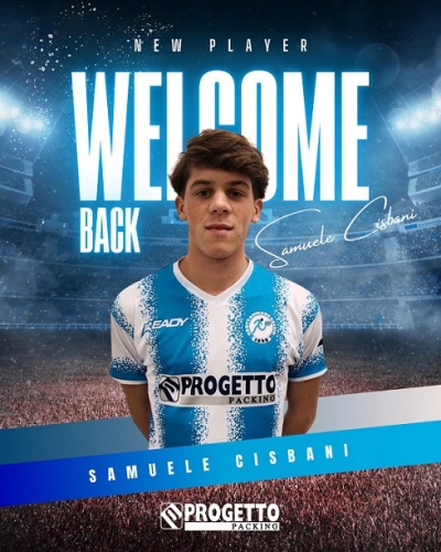 La S.S.D. Grottammare Calcio conferma il tesseramento di Samuele Cisbani