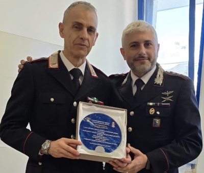Il Luogotenente Giuseppe Nasuti si congeda per pensionamento dal Nucleo di Comando della Compagnia dei Carabinieri di San Benedetto del Tronto
