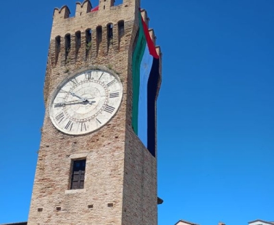 Un'iniziativa simbolica, si è svolta oggi a San Benedetto del Tronto, promossa dal gruppo Piceno per la Palestina
