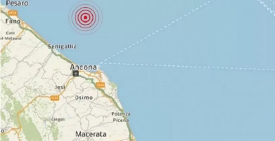 Registrata scossa sismica 3.7 al largo della costa anconetana