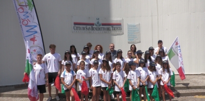 Gli atleti sambenedettesi della MàMoTi in partenza per Amsterdam