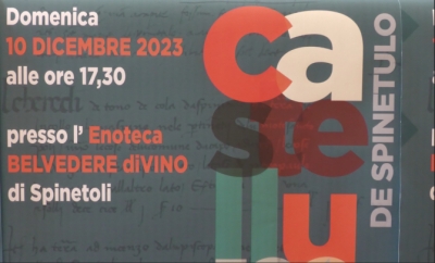 Domenica 10 dicembre sarà presentata la nuova edizione del libro CASTELLUM de SPINETULO
