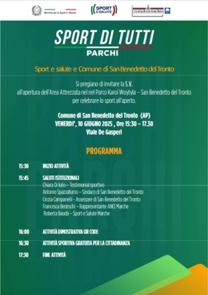 Sport di Tutti - Parchi apre a San Benedetto del Tronto