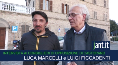 INTERVISTA CONSIGLIERI DI OPPOSIZIONE CASTORANO LUIGI FICCADENTI E LUCA MARCELLI