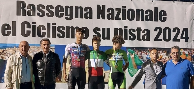 Edoardo Fiorini in luce ai Campionati Italiani Giovanili su Pista
