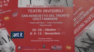 AL VIA IL 31&deg; INCONTRO NAZIONALE DEI TEATRI INVISIBILI