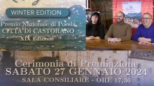 Sabato 27 gennaio, ore 17:30, a Castorano XIX edizione di " Scrivere per la Musica "