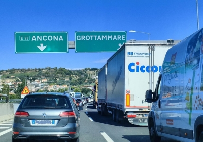 Chiusure notturne sulla A14 Marche nel tratto tra Fermo e Pedaso per manutenzione