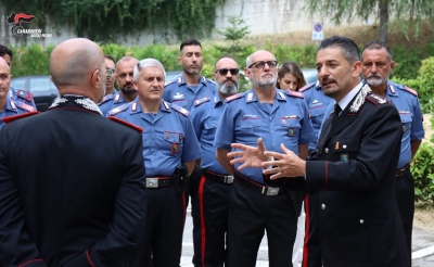 ASCOLI PICENO: IL COMANDANTE DELLA LEGIONE CARABINIERI MARCHE GEN. CONFORTI IN VISITA AL COMANDO PROVINCIALE