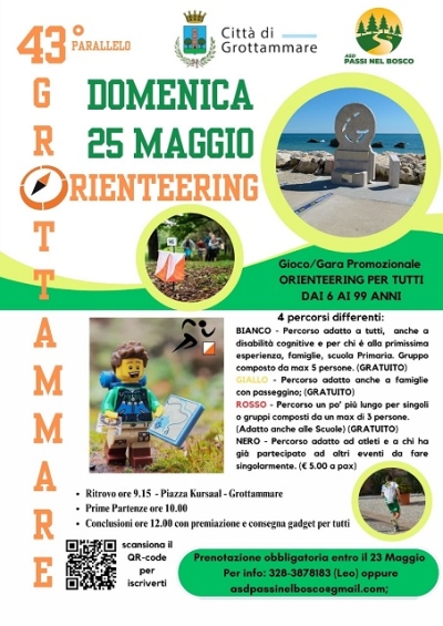 L’orienteering torna a Grottammare