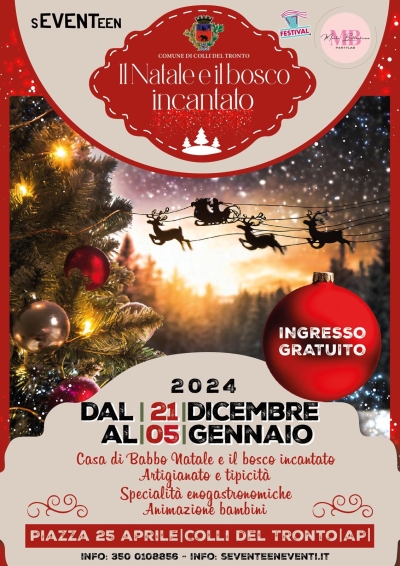 Torna “Il Natale e il Bosco Incantato” a Colli del Tronto, con oltre 35mila luci