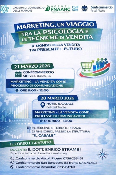 Confocommercio, al via il corso 