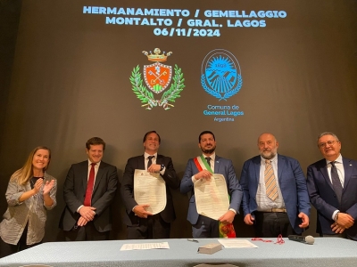Montalto delle Marche e General Lagos (Argentina) siglano un gemellaggio nell’anno del Turismo delle Radici