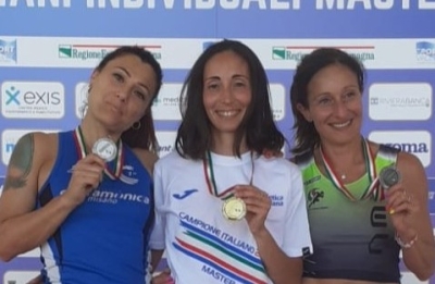 Sport Atletica Fermo, Betti Sgariglia è la neo campionessa italiana nel salto in lungo Master