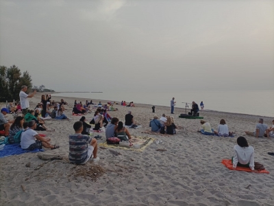 Centinaia di persone in Sentina per il concerto del Solstizio