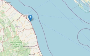 Lieve scossa di terremoto 2.6 a tre chilometri a nord est di Loreto