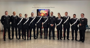Il Colonnello Pasquale SACCONE, Comandante Provinciale dei Carabinieri, accoglie 8 nuovi Carabinieri
