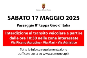 Passaggio del Giro d'Italia in citt&agrave;, la Carovana del Giro distribuir&agrave; gadget in viale De Gasperi alle ore 11:30 circa