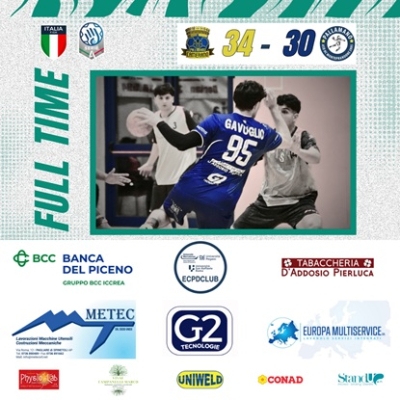 Serie A Silver: l’HC lotta, ma il derby è gialloblù CAMERANO vs HC MONTEPRANDONE 34–30